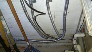 Wiring in conduit through garage